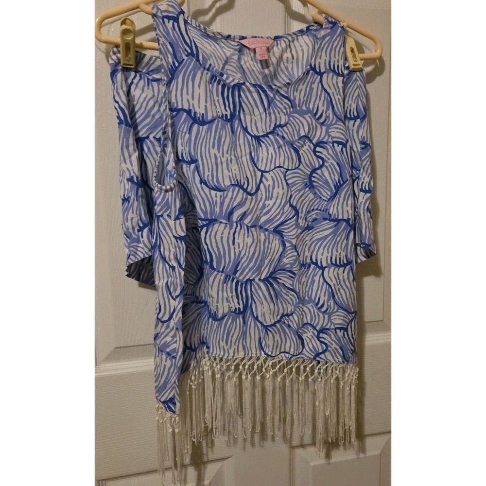 Lilly Pulitzer Sonya Fringe Tank Top And Shorts Set Size 4
